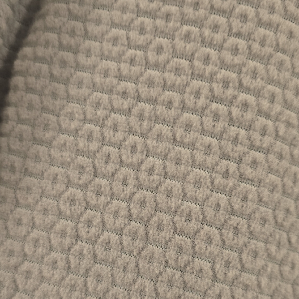 Nike Light Gray Waffle-Knit Long Sleeve Top - Picture 3 of 5